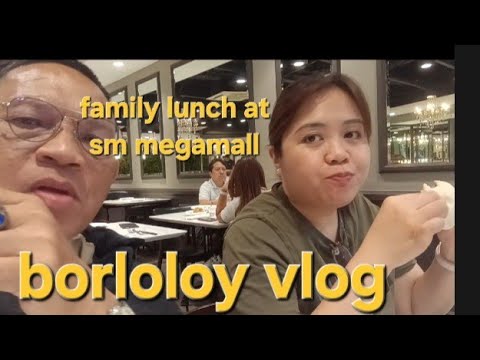 Vlog 386 Family bonding eating at sm mega mall