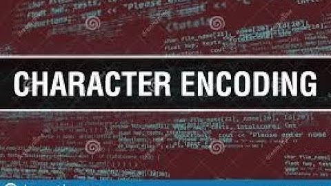 Character Encoding- Introduction