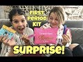 DELIVERING A SURPRISE FIRST PERIOD KIT!