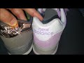 New Balance 574 sneakers real vs fake. How to spot original or counterfeit New balance 574