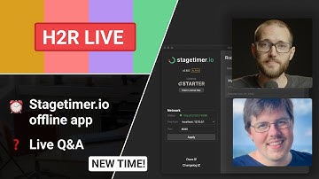 Stagetimer.io offline app // H2R Live