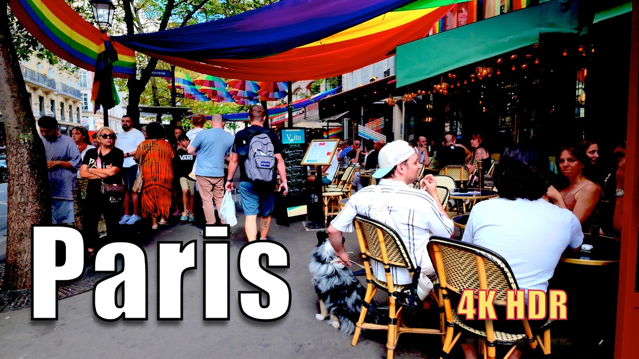 Paris, France | Afternoon | Summer City Walk 4K