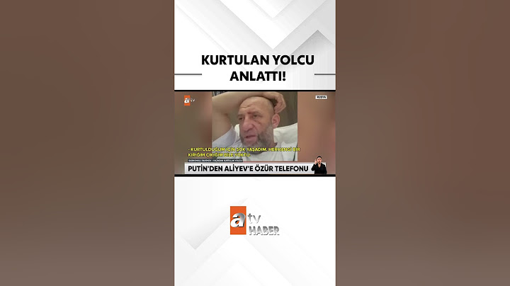 Uçak kazasından kurtulan yolcu yaşanılanları anlattı. #atvhaber #shorts #azerbaycan