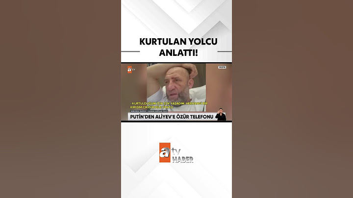 Uçak kazasından kurtulan yolcu yaşanılanları anlattı. #atvhaber #shorts #azerbaycan