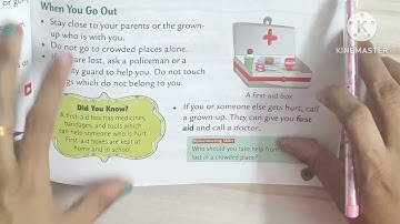 Class 2 EVS: Lesson 10-Safety First