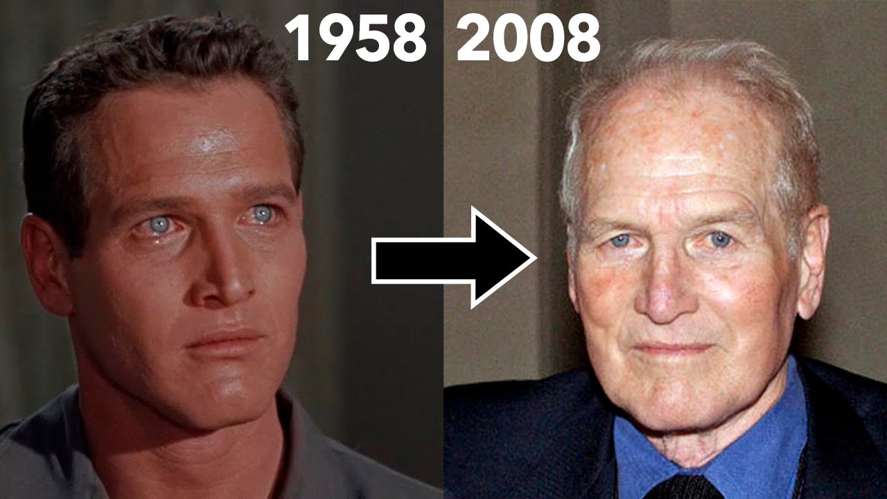 PAUL NEWMAN Then & Now (1925 - 2008) - YouTube