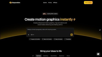 Easymotion AI Motion Graphics Demo