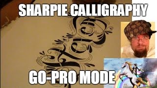 Calligraphy for beginners - [HD] - Sharpie Art.