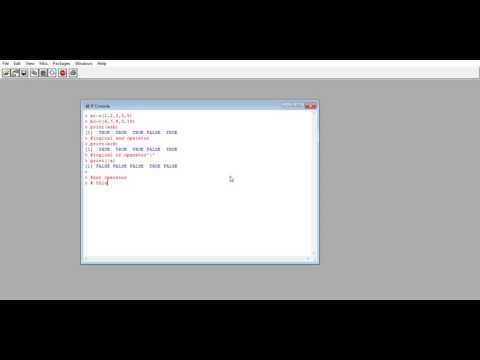 R Programming language - logical and bitwise logical operators || Ban3 GaiN
