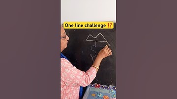 One line draws the entire shape,and the lines cannot overlap!Is there an answer to this question 1