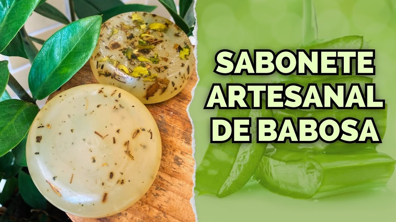 SABONETE ARTESANAL de BABOSA (Aloe Vera)