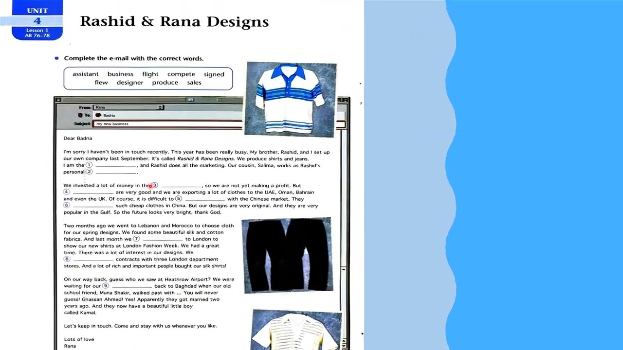 صفحة 36 انكليزي سادس اعدادي
