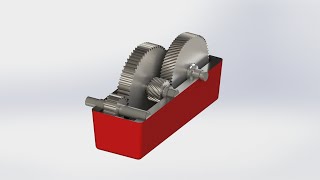 Speed Reducer (Gear Box) in SolidWorks