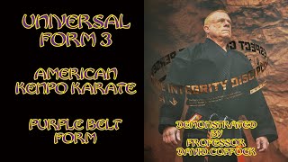 Universal Form 3  - American Kenpo Karate