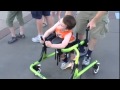 Rifton Pacer, Walker for children with Cerebral Palsy.  Disney  training