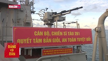 Lữ đoàn 127 kiểm tra bắn đạn thật trên biển | Đảng với Dân
