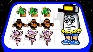 MERGE BRAINROT - Merge Going Crazy Monster, Brainrot Evolution Walkthrough Tung Tung Gameplay