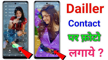 How to set a photo in the dialer contact and caller screen background on any Android device?
