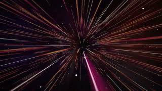 Tunnel Of Fast Moving Laser Lights And Particles  Motion Graphics Animated Background  Hd