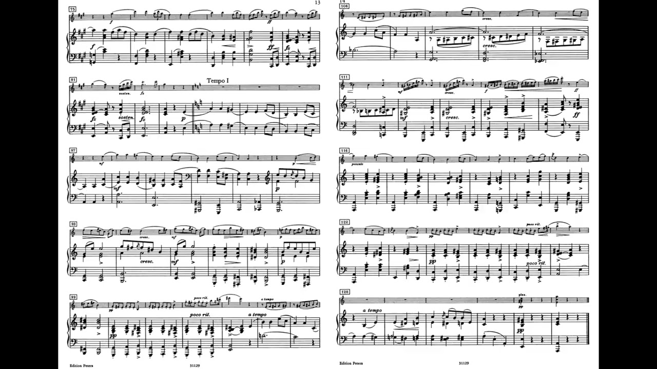 Grieg Violin Sonata No.1 Op.8 F major 葛利格 小提琴 奏鳴曲 第1號
