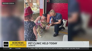 Free pet health clinic held in Jeannette