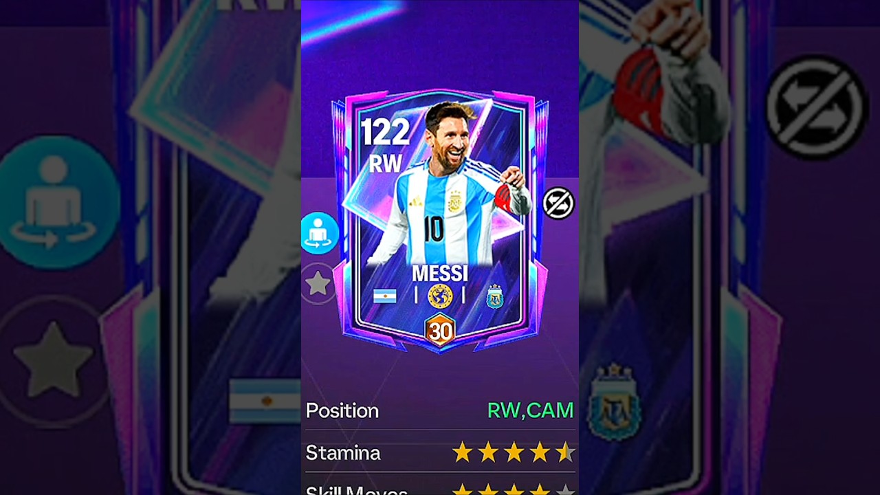 117 Lionel Messi 👑 - 5/5 👣 