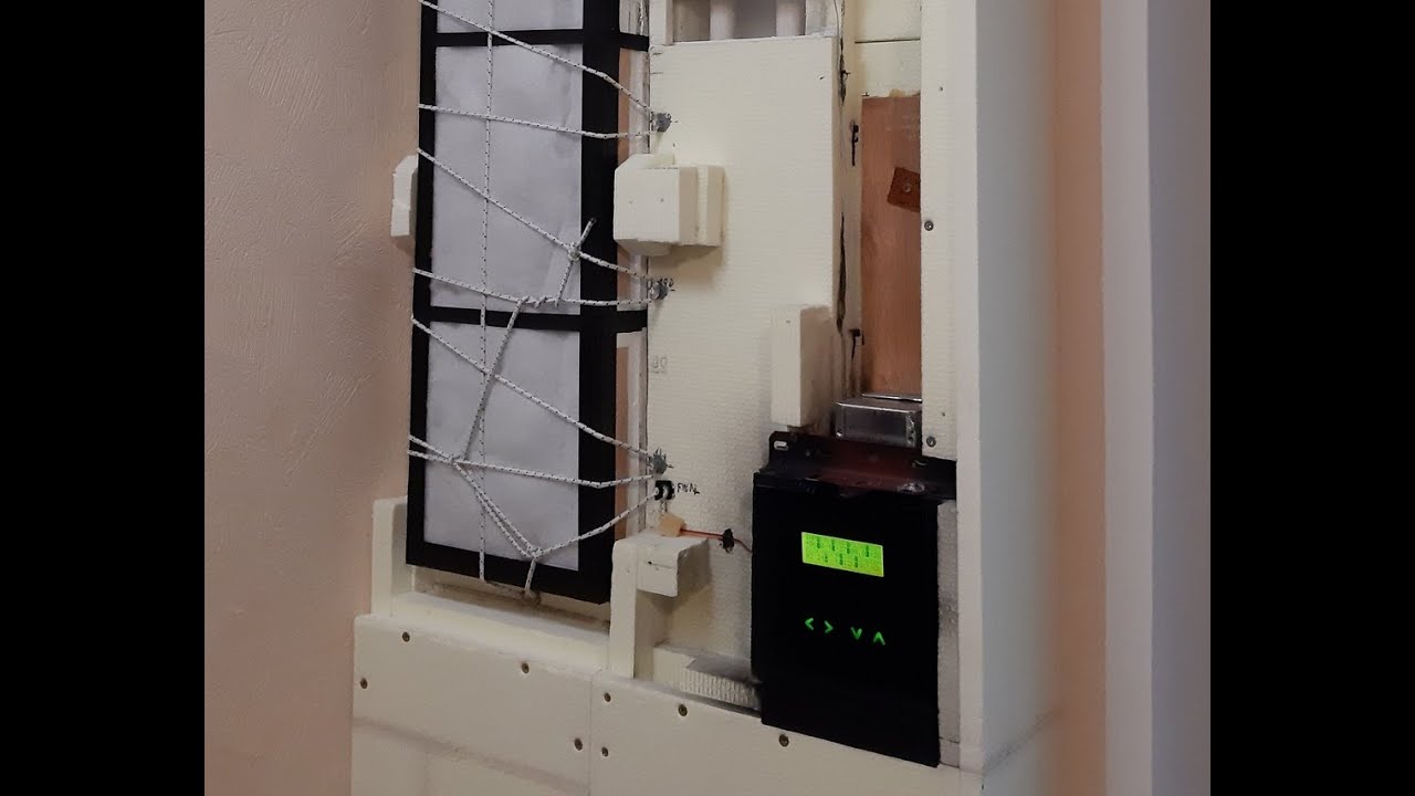 DIY fresh air intake heater using radiator's hot water pipes plus air filtration system YouTube