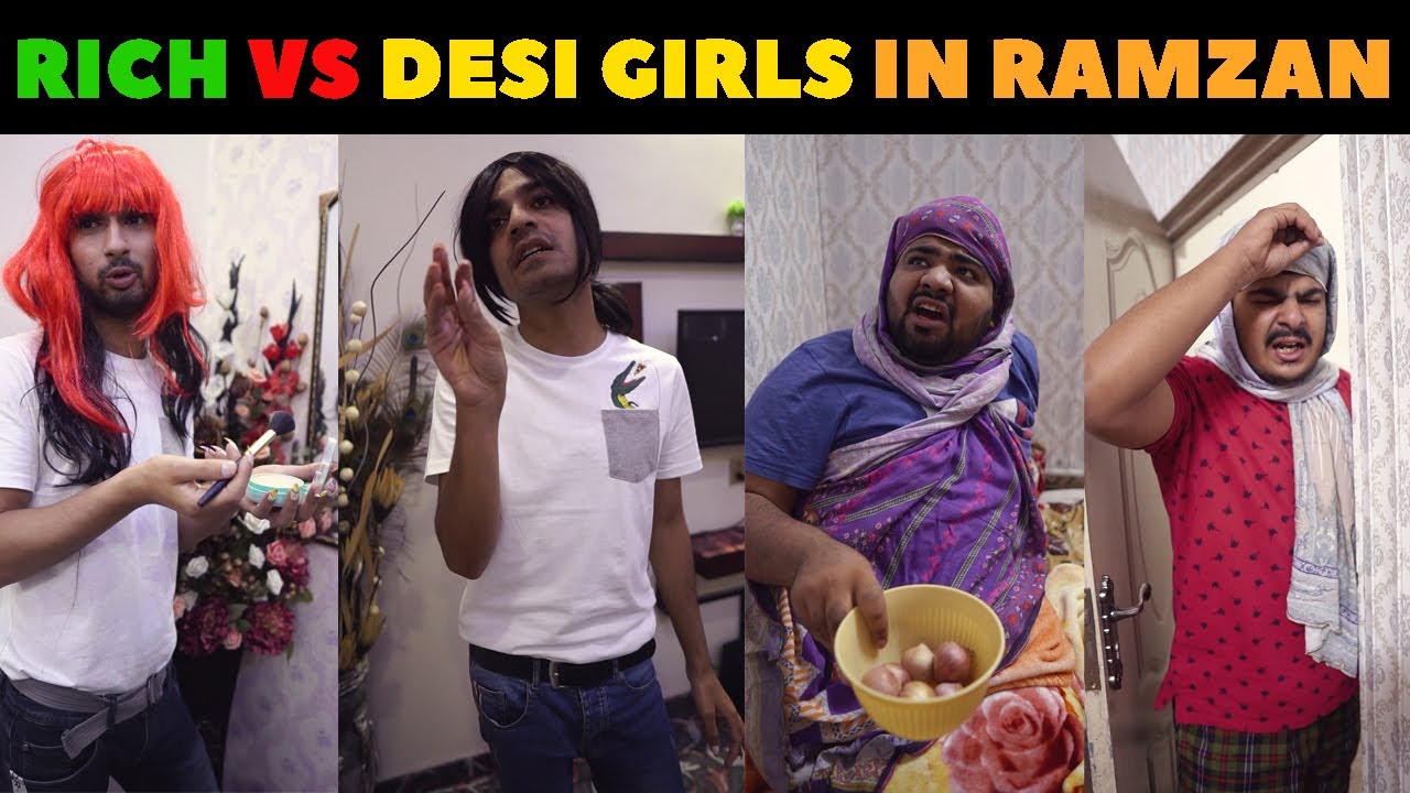 Rich Girls Vs Desi Girls in Ramzan | Waleed Wakar | DablewTee | UMF