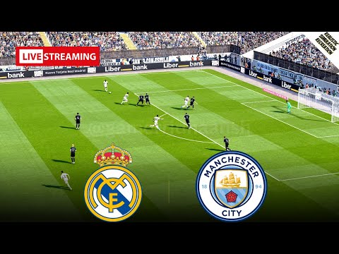 Real Madrid 3-3 Manchester City | UEFA Champions League 23/24 | Full Streaming #simulation