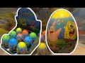SpongeBob Squarepants 9 Kinder Surprise Eggs from The SpongeBob SquarePants Movie