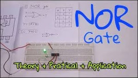 Nor gate 7402 IC implementation on breadboard #tech #electronic #digital #engineering #tech #viral
