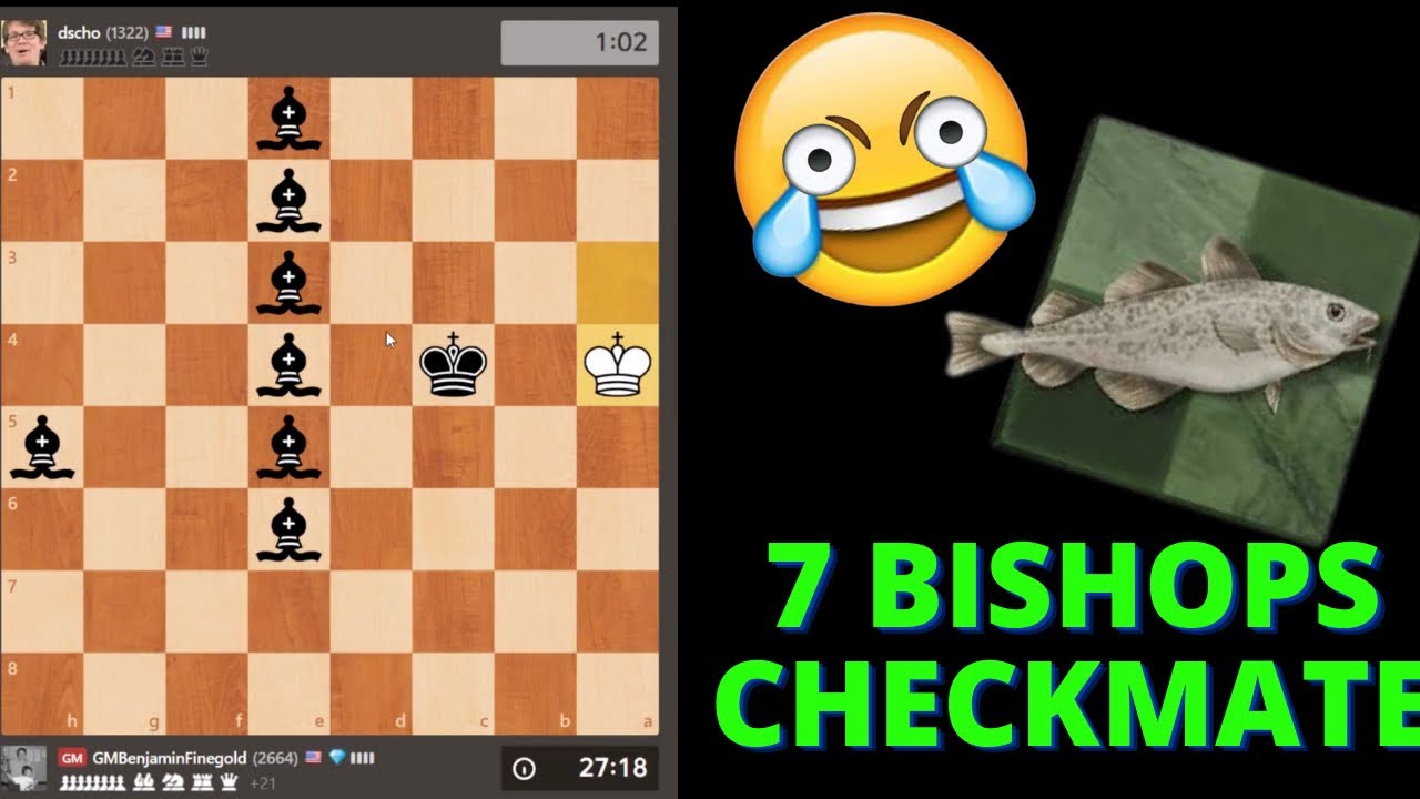 CHECKMATE WITH 7 BISHOPS || BEN FINEGOLD UNIQUE CHECKMATE