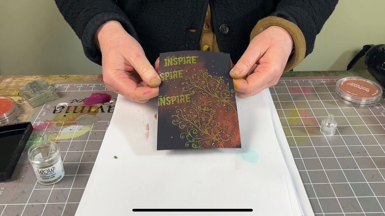Quick crafts - see what we can create using embossing, PanPastel and ...