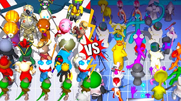 Rainbow Piggy End Chapter Vs Merge Monster Rainbow Friends ⭐ Merge Simulator Battles