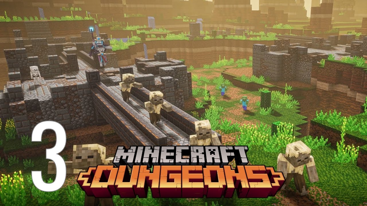 Minecraft Dungeons Walkthrough - Part 3 - Cactus Canyon - YouTube