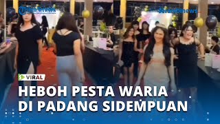 Viral Pesta Waria di Kota Padang Sidempuan, Disertai Minuman Keras