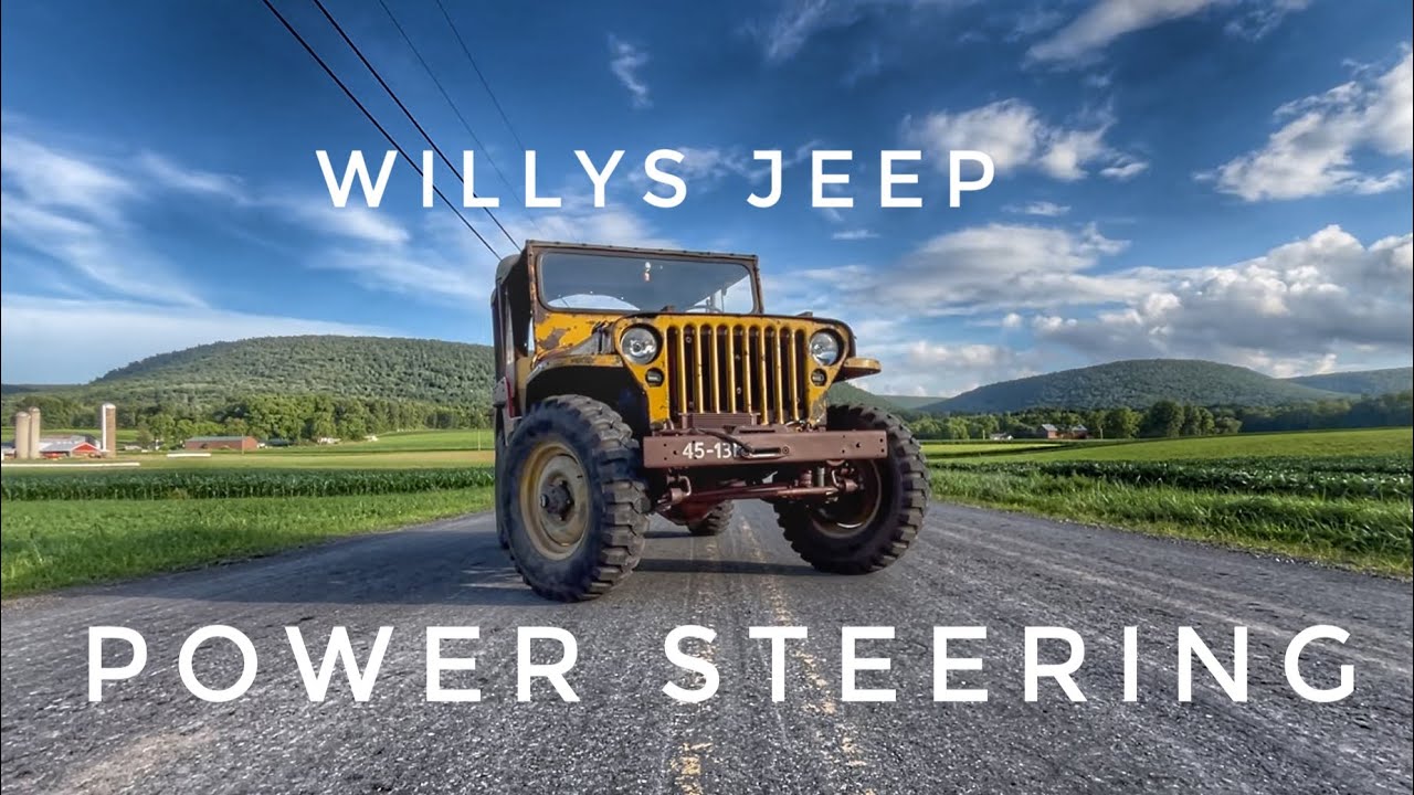 Willys Jeep power steering kit. (Episode 3)