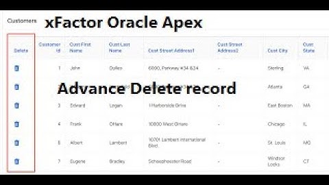 Advance Delete Record from Interactive Classic Report Using JavaScript