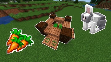 [Minecraft] Easy Rabbit Trap // Rabbit Auto-Farm