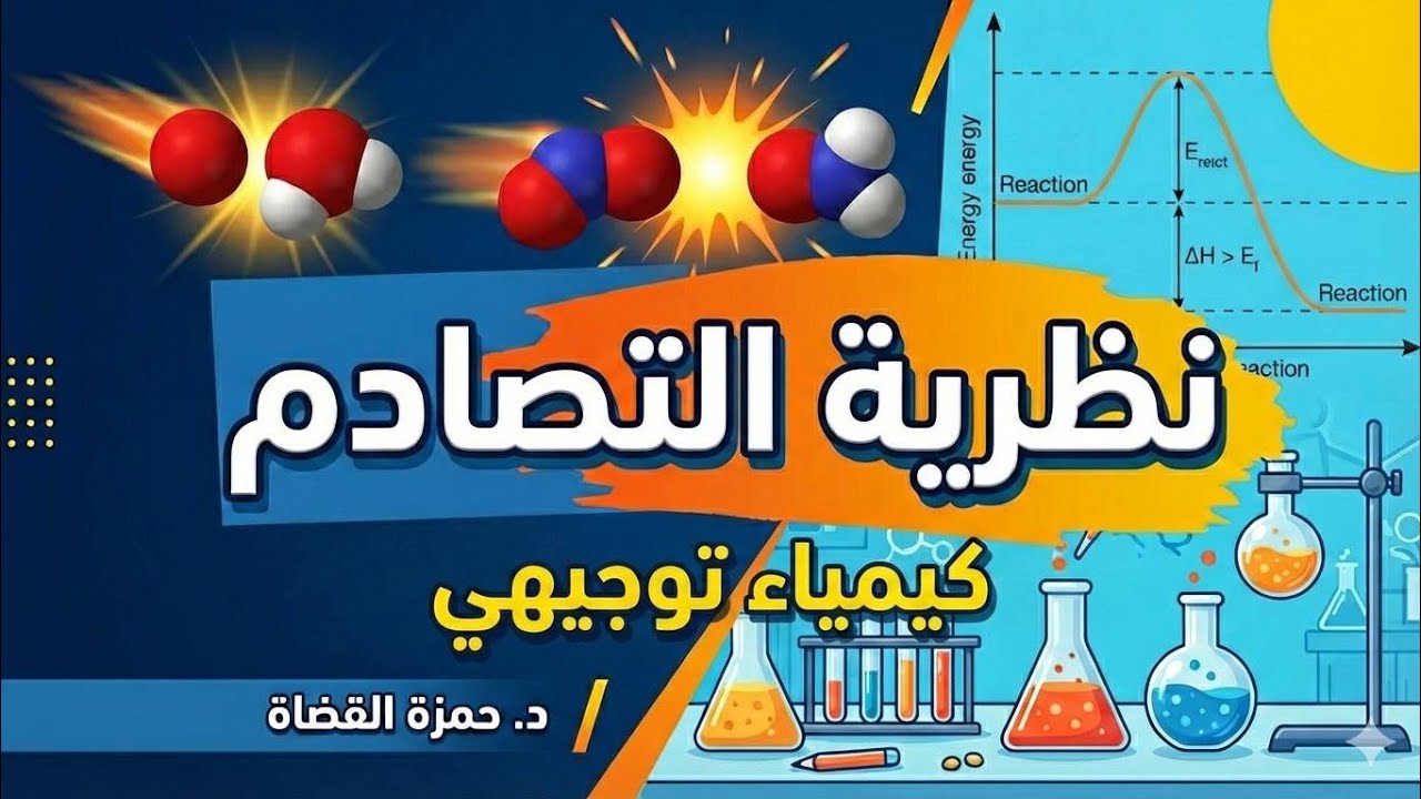 نظرية التصادم  - الدرس الثالث - كيمياء توجيهي | د. حمزة القضاة 