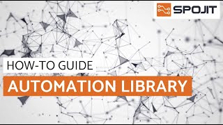 Create workflows from templates in Spojit's automation library