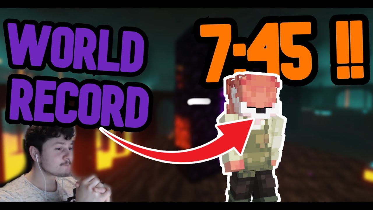 Minecraft Speedrunner reacts to the most INSANE World Record ever - YouTube