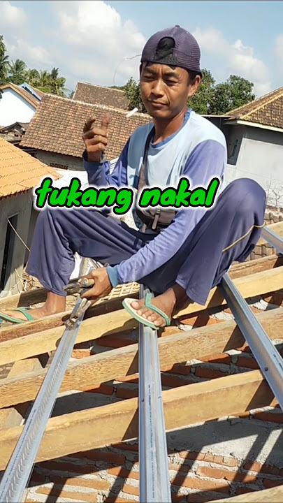 ngaku tukang‼️kerja kok kayak gini #membuatkanopi