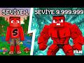 1 vs 9.999.999 SEVİYE ZENGİN ve KASLI SAMET !! - Minecraft