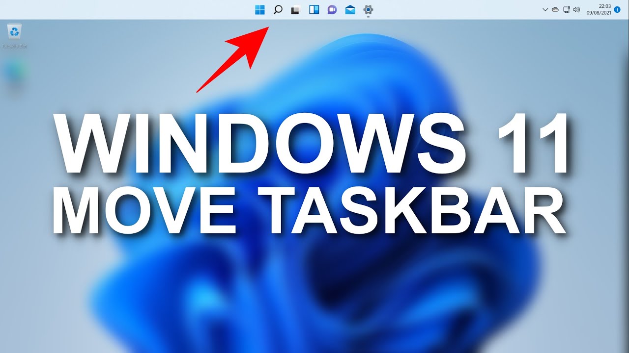 Windows 11 Move Taskbar To Top Left Right Of The Screen YouTube