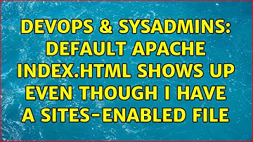 DevOps & SysAdmins: default apache index.html shows up even though i have a sites-enabled file