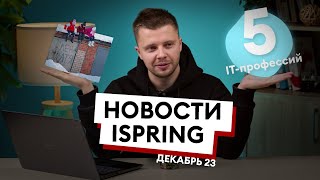 Вакансии | Юбилей Академии | Зимняя IT-школа. Дайджест iSpring