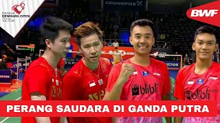 Denmark Open 2021 Kevin Gideon dan Sang Junior Menang, Ganda Putra 'Perang Saudara'!