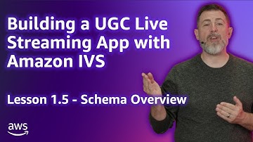 Build a UGC Live Streaming App with Amazon IVS: Schema Overview (Lesson 1.5)