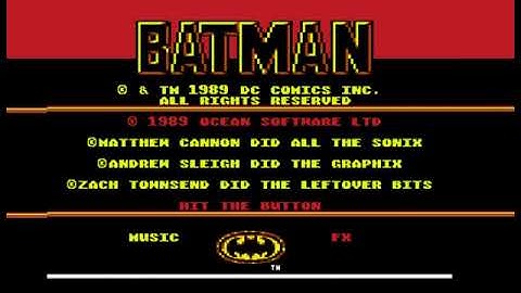 Batman The Movie - Commodore 64 Games System - MESSUI64 v0.197 emulator